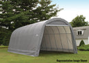 ShelterCoat 15 x 28 ft. Wind and Snow Rated Garage Round Gray STD