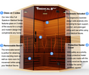 Medical Sauna 8v2 - Ultra Full Spectrum