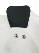 EAGO USA EAGO AM161-L 59" Single Person Corner White Acrylic Whirlpool Bath Tub