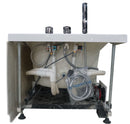 EAGO USA EAGO AM189ETL-R 6 ft Right Drain Acrylic White Whirlpool Bathtub w Fixtures