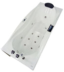 EAGO USA EAGO AM189ETL-R 6 ft Right Drain Acrylic White Whirlpool Bathtub w Fixtures