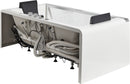 EAGO USA EAGO AM196ETL 6 ft Clear Rectangular Acrylic Whirlpool Bathtub for Two