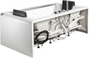 EAGO USA EAGO AM196ETL 6 ft Clear Rectangular Acrylic Whirlpool Bathtub for Two