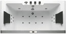 EAGO USA EAGO AM196ETL 6 ft Clear Rectangular Acrylic Whirlpool Bathtub for Two