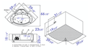 EAGO USA EAGO AM197ETL 5 ft Clear Rounded Corner Acrylic Whirlpool Bathtub for Two