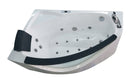 EAGO USA EAGO AM198ETL-R 5 ft Clear Rounded Right Corner Acrylic Whirlpool Bathtub