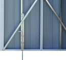 Shelter Logic Commander 10 x 10 ft. Steel Storage Building Eggshell