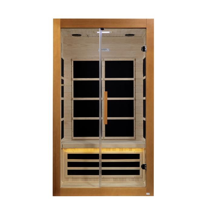 Golden Designs ***New 2020 Model*** Toulouse 2 Person Ultra Low EMF FAR Infrared Sauna