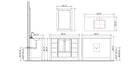 Eviva Aberdeen 48" Gray Transitional Bathroom Vanity w/ White Carrara Top