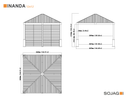 Shelter Logic Sojag Nanda Gazebo 12 x 12 ft