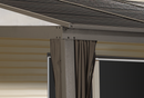 Shelter Logic Sojag Portland Wall Gazebo 10 x 16 Brown