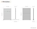 Shelter Logic Sojag Privadesa 4x6 ft Privacy Screen