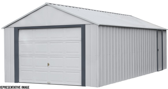 Shelter Logic Arrow Murryhill 14 x 21 Garage, Steel Storage Building, Prefab Storage Shed