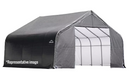 Shelter Logic  Shelter Coat Custom Peak Shelter, 10 ft. x 8 ft. x 8 ft. Standard PE 9 oz. Gray
