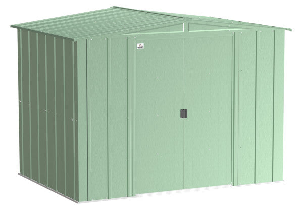 Shelter Logic Arrow Classic Steel Storage Shed, 8x6, Sage Green