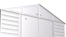 Shelter Logic Arrow Select Steel Storage Shed, 10x8, Flute Grey