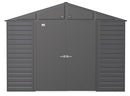 Shelter Logic Arrow Select Steel Storage Shed, 10x12, Charcoal