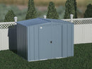 Shelter Logic Arrow Classic Steel Storage Shed, 8x6, Blue Grey