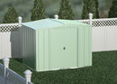 Shelter Logic Arrow Classic Steel Storage Shed, 8x6, Sage Green