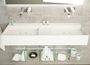 Ideavit SOLIDBLISS-120 Wide Wall Hung With 2 Basins, Bathroom Sink