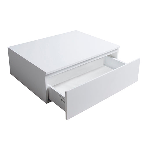 Ideavit SolidPLUS Wall Hung Vanity For Counter Vessel. 24 x 18 x 8 inch.