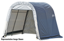 Shelter Logic ShelterCoat 10 x 8 ft. Wind and Snow Rated Garage Round Gray STD