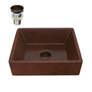 ANZZI Attica 19 in. Handmade Vessel Sink in Hammered Antique Copper