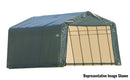 ShelterCoat 12 x 24 ft. Garage Peak Green STD