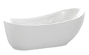ANZZI Talyah Series 5.92 ft. Freestanding Bathtub in White