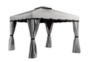 Shelter Logic Sojag Roma 10x12 Gazebo - grey/black