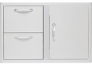 Blaze 32 Inch Access Door & Double Drawer Combo