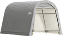 Shed-in-a-Box 10 x 10 x 8 ft Roundtop Gray
