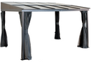 Shelter Logic Sojag Pompano 10x14 wall gazebo - grey