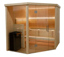 Almost Heaven Nordic Cut-Corner 6-Person Indoor Sauna