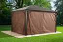 Shelter Logic Sojag Sumatra Brown curtains 10'x12' polyester