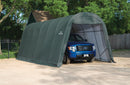 ShelterCoat 13 x 24 ft. Wind and Snow Rated Garage Round Green STD