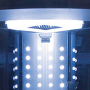 Mesa WS-302A, 1Person Corner Steam Shower-Blue Glass