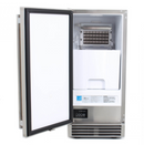 Blaze 50 LB. 15 Inch Outdoor Ice Maker with Gravity Drain