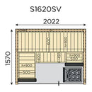 Almost Heaven Nordic 4-Person Indoor Sauna