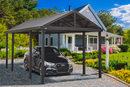 Shelter Logic Sojag Samara 12 ft x 20 ft Dark Grey Carport