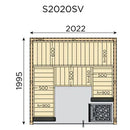 Almost Heaven Nordic 6-Person Indoor Sauna