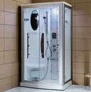 Mesa WS-802A, 1Person-Walk In Steam Shower-Clear Glass