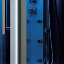 Mesa WS-802L, 1Person, Walk In Steam Shower-Blue Glass