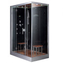 Platinum DZ961F8L  2 Person Steam Shower- Black