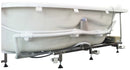 EAGO USA EAGO AM124ETL-R 6 ft Right Corner Acrylic White Whirlpool Bathtub for Two