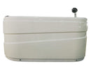 EAGO USA EAGO AM175-R 57'' White Acrylic Corner Jetted Whirlpool Bathtub W/ Fixtures