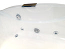 EAGO USA EAGO AM189ETL-R 6 ft Right Drain Acrylic White Whirlpool Bathtub w Fixtures