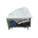 EAGO USA EAGO AM198ETL-L 5 ft Clear Rounded Left Corner Acrylic Whirlpool Bathtub