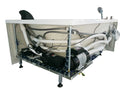 EAGO USA EAGO AM198ETL-L 5 ft Clear Rounded Left Corner Acrylic Whirlpool Bathtub