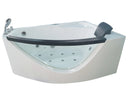 EAGO USA EAGO AM198ETL-L 5 ft Clear Rounded Left Corner Acrylic Whirlpool Bathtub
